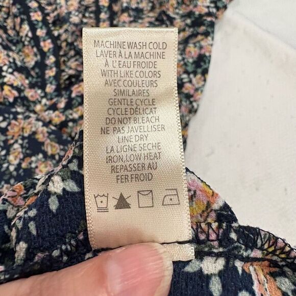 Max Studio Floral-Print Tiered Crep Midi Dress Sz M - Picture 13 of 13